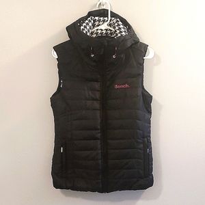 Bench Black Packable Lightweight Puffer Vest Sz S